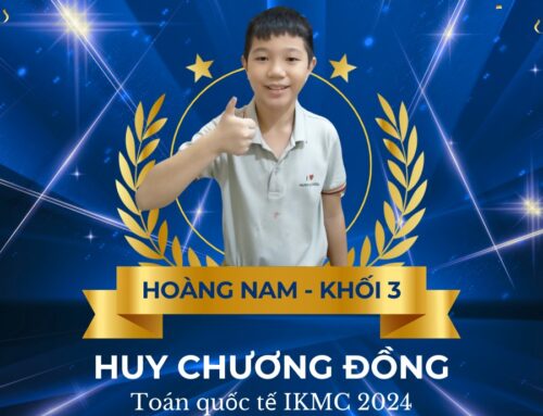 CHÚC MỪNG HỌC SINH TẤN TRUNG VÀ HOÀNG NAM ĐẠT HUY CHƯƠNG ĐỒNG GIẢI TOÁN QUỐC TẾ IKMC 2024.